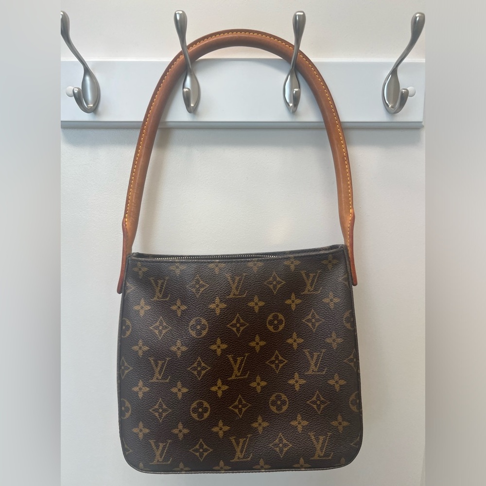 Louis Vuitton Brown Looping Monogram Shoulder Bag